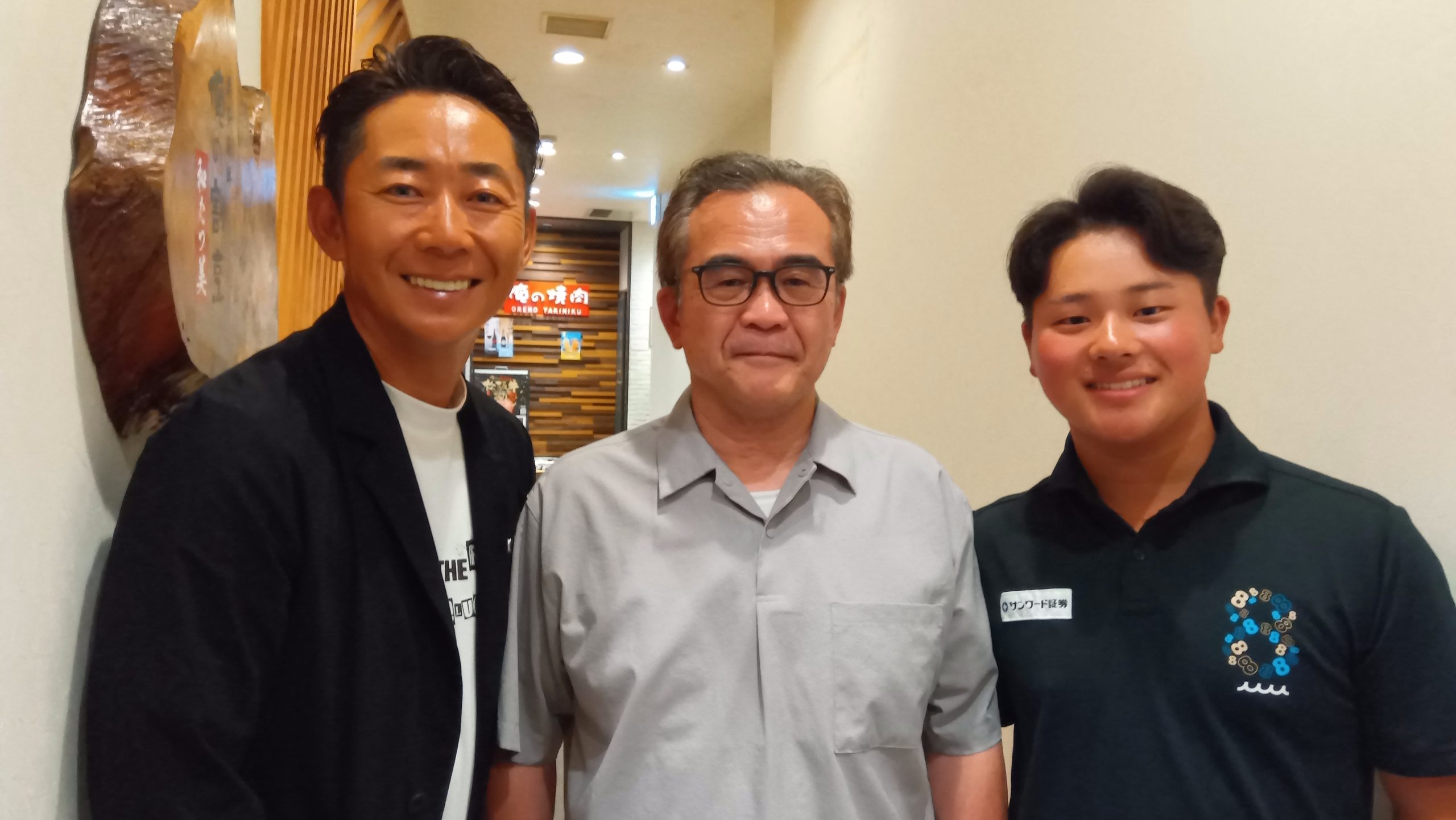 中村映禅プロと加藤金次郎プロ